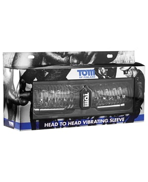 Tom of Finland Head to Head Vibrating Sleeve by Tom of Finland product image