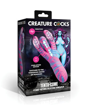 Creature Cocks Tenta-Come Come-Hither Tentacle Silicone Vibrator by Creature Cocks product image