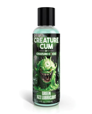 Creature Cocks – Creature Cum Green Water-Based Lubricant 4 oz by Creature Cocks product image