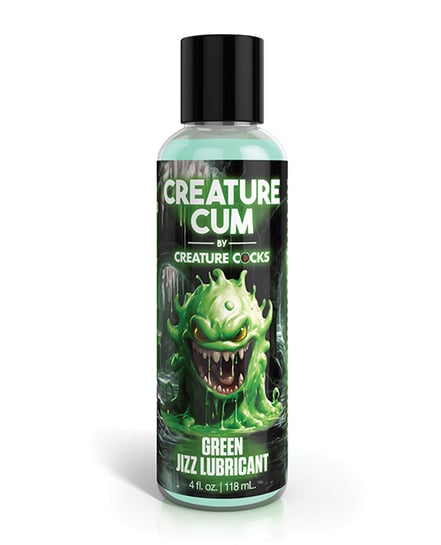 Creature Cocks – Creature Cum Green Water-Based Lubricant 4 oz by Creature Cocks product image