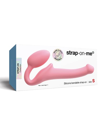 Strap-on-Me Semi-Realistic Bendable Strap-on – Pink SM by Strap-On-Me product image