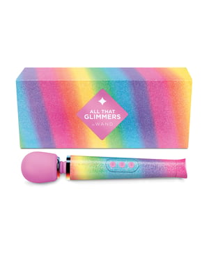 Le Wand Petite Rechargeable Vibrating Massager – Rainbow by Le Wand product image