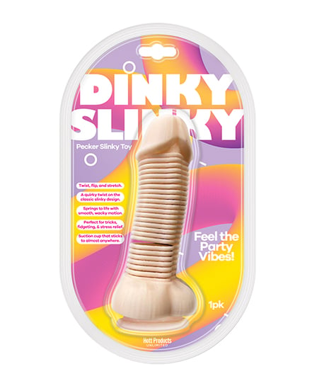 Dinky Slinky Pecker Spring Toy w/Suction Cup by Hott Products product image