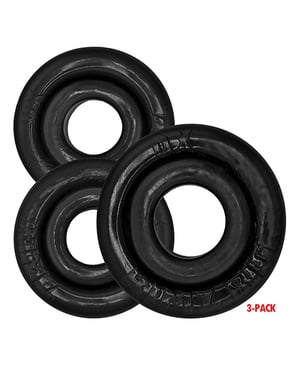 Oxballs Rimringz Multi Size 3 Pack of Cock Rings – Black by Oxballs product image