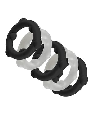 Oxballs Gearheads 5 Pack Spinner Rings – Black/Vapor by Oxballs product image