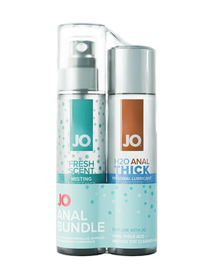 JO Limited Edition Bundle Anal Thick 4 oz + Misting Toy Cleaner 4 oz by JO H2O product image