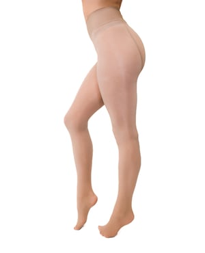 Kix’ies Strong & Silky Nude Tights – Nude L/XL by Kixies product image