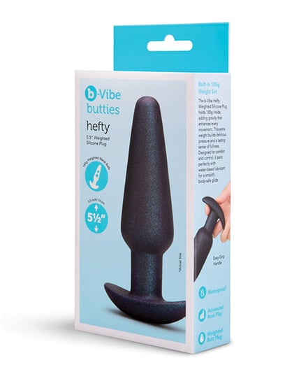 Hefty Weighted Silicone Plug by b-vibe product image