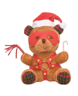 Master Series Holiday Bondage Teddy Bear Plush – Brown by Master Series product image