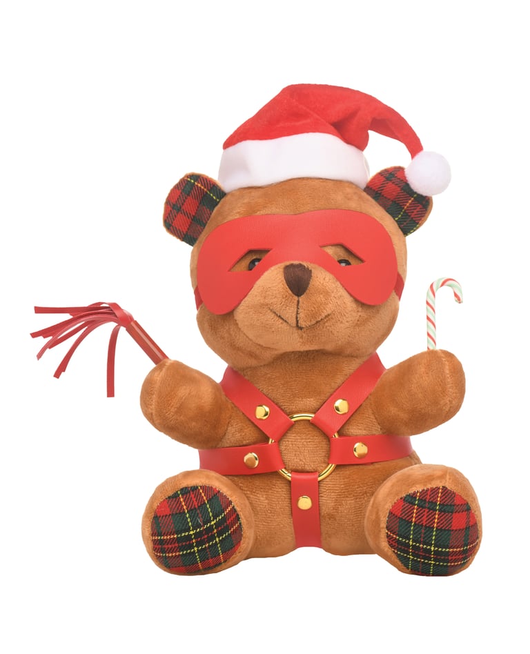 Master Series Holiday Bondage Teddy Bear Plush – Brown by Master Series product image