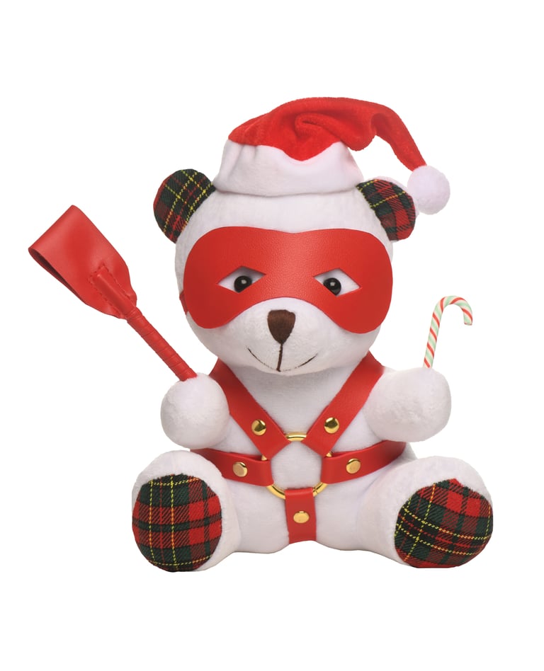 Master Series Holiday Bondage Teddy Bear Plush – White by Master Series product image
