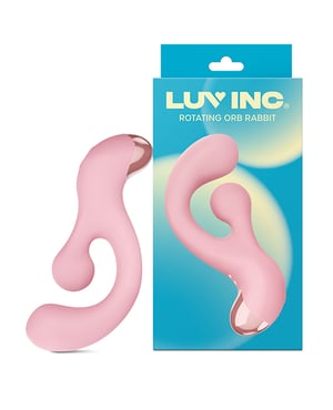 Luv Inc. Rotating Orb rabbit – Light Pink by Luv Inc. product image