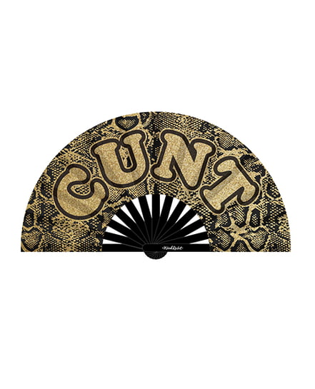 Wood Rocket Cunt Fan – Leopard by Wood Rocket product image