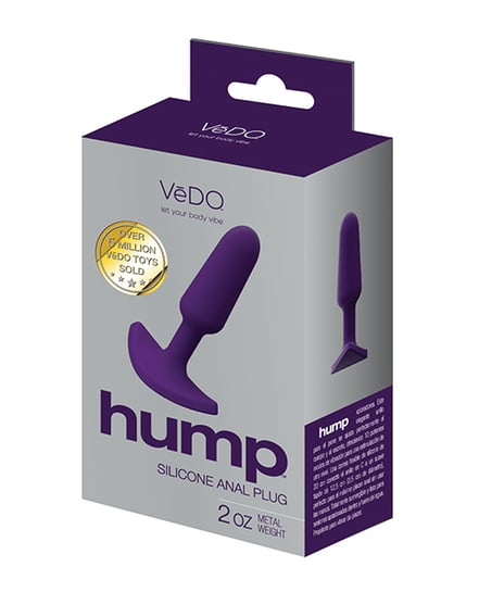 VeDO Hump Silicone Anal Plug – Purple by VeDO product image
