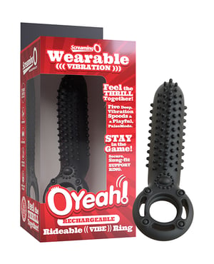 Screaming O Rechargeable O Yeah Silicone – Black by Screaming O product image