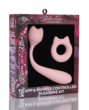 Natalie’s Toy Box Purrs Like A Kitten App & Remote Controlled Pleasure Kit – Pink by Like A Kitten product image