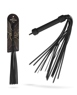 Blush Temptasia Ardor Flogger – Black by Temptasia product image