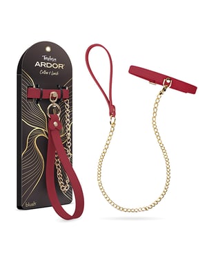 Temptasia Ardor Collar & Leash – Red by Temptasia product image