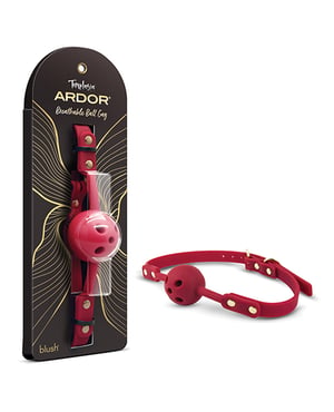 Blush Temptasia Ardor Ball Gag – Red by Temptasia product image