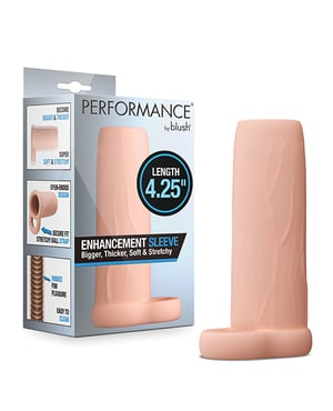 Blush Performance 4.25″ Enhancement Sleeve – Beige by Performance product image