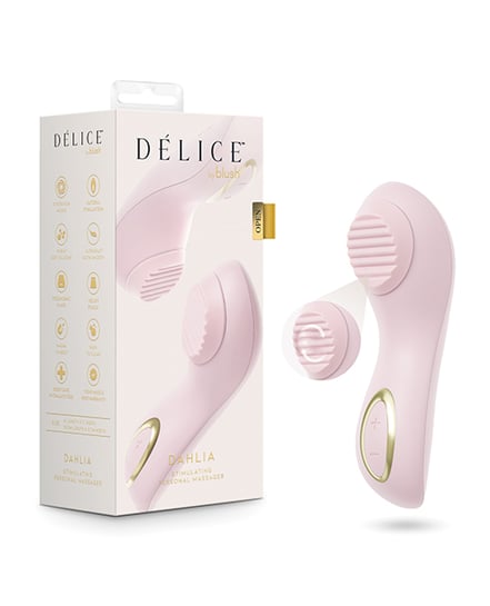 Blush Dahlia Rotating Stimulating Personal Massager – Pink by Blush Novelties product image