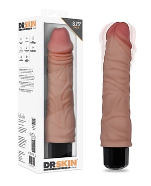 Blush Dr. Skin Dr. Hunt 8.75″ Vibrating Dildo – Beige by Dr. Skin product image