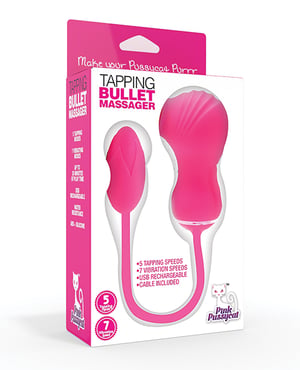 Pink Pussycat Tapping Bullet Massager