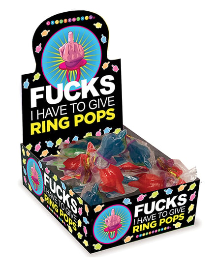Fuck I Have to Give Ring Pop – 30 pc Display by Little Genie product image