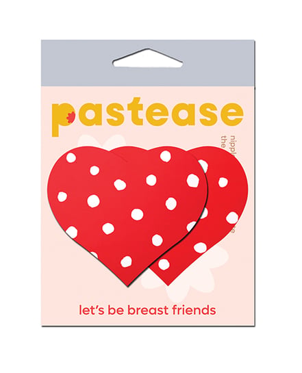 Pastease Heart w/Polka Dot – Red/White O/S by Pastease product image