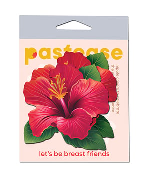 Pastease Tropical Vibrant Hawaiian Hibiscus Botanical Flower – Red O/S by Pastease product image