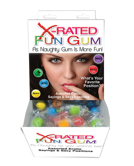 X-Rated Fun Gum Asst. 144 pc Display by X-Rated Candy product image