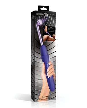 Master Series Elektra Rechargeable Violet Wand – Purple by Master Series product image