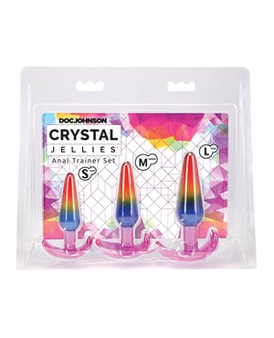 Crystal Jellies Anal Trainer Set – Rainbow by Crystal Jellies product image
