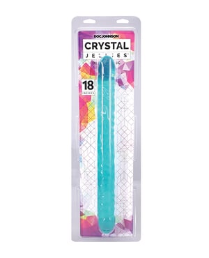 Crystal Jellies 18″ Double Dong – Teal by Crystal Jellies product image