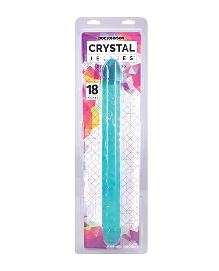 Crystal Jellies 18″ Double Dong – Teal by Crystal Jellies product image