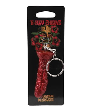 Polynesian Pleasures TI-Key Chains – Lele Lele Air Idol – Wood Bronze by Polynesian Pleasures product image