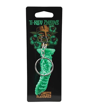 Polynesian Pleasures TI-Key Chains – Mla Mona Earth Idol – Jade by Polynesian Pleasures product image