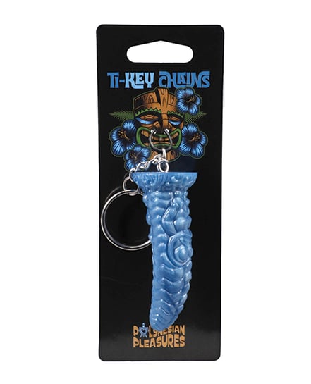 Polynesian Pleasures TI-Key Chains – Wai Lealea – Water Idol – Ocean Blue by Polynesian Pleasures product image