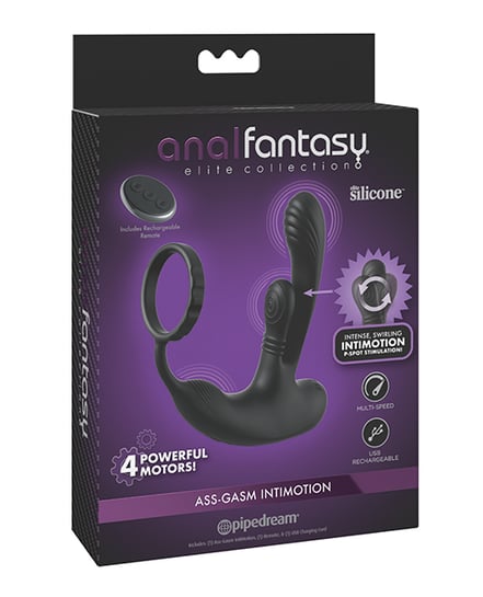 Anal Fantasy Elite Ass-Gasm IntiMotion – Black by Anal Fantasy Elite Collection product image