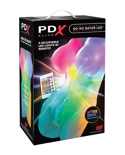 PDX Elite Go-Go Bator LED Mega Masturbator – Frosted by PDX Elite product image