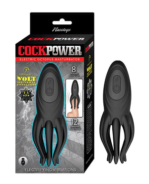 Nasstoys Cockpower Electric Octopus Masturbator – Black by Nasstoys product image