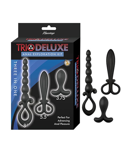 Nasstoys Trio Deluxe Anal Exploration Kit – Black by Nasstoys product image