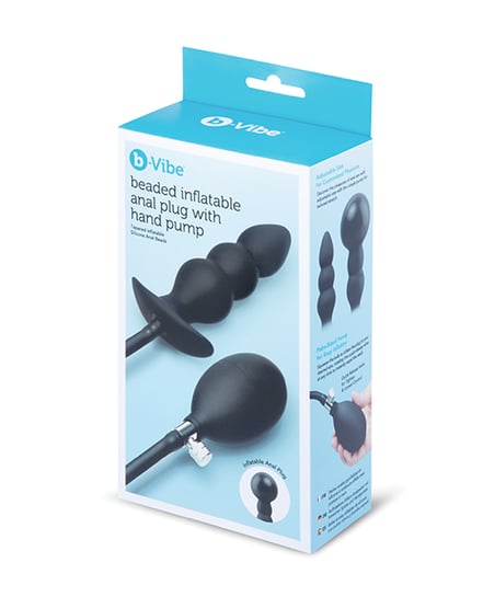 b-Vibe Beaded Inflatable Anal Plug w/Hand Pump by b-vibe product image