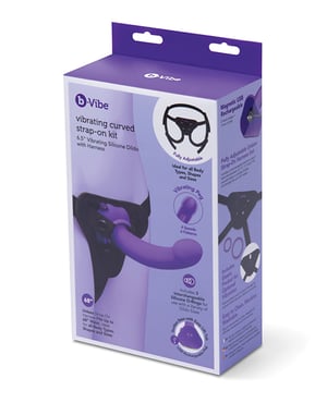 b-Vibe Curved Vibrating Strap-On Kit by b-vibe product image