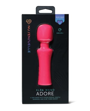 Nu Sensuelle Adore XRL8 Wand w/Heat – Hot Pink by Nu Sensuelle product image