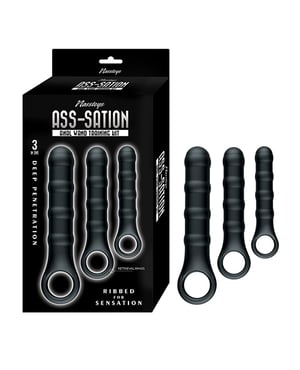 Nasstoys Ass-Sation Anal Wand Training Kit – Black by Nasstoys product image