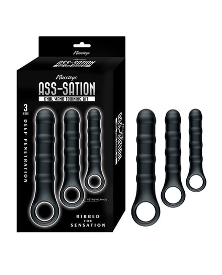 Nasstoys Ass-Sation Anal Wand Training Kit – Black by Nasstoys product image