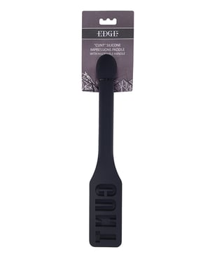 Edge CUNT Silicone Paddle – Black by Edge product image