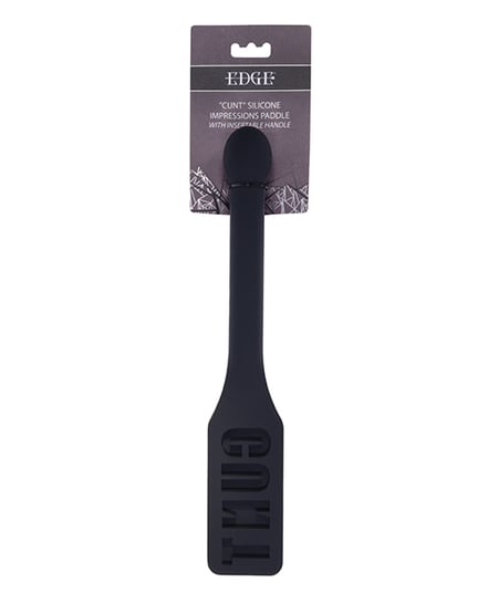 Edge CUNT Silicone Paddle – Black by Edge product image