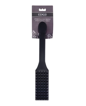 Edge Spiked Silicone Paddle – Black by Edge product image